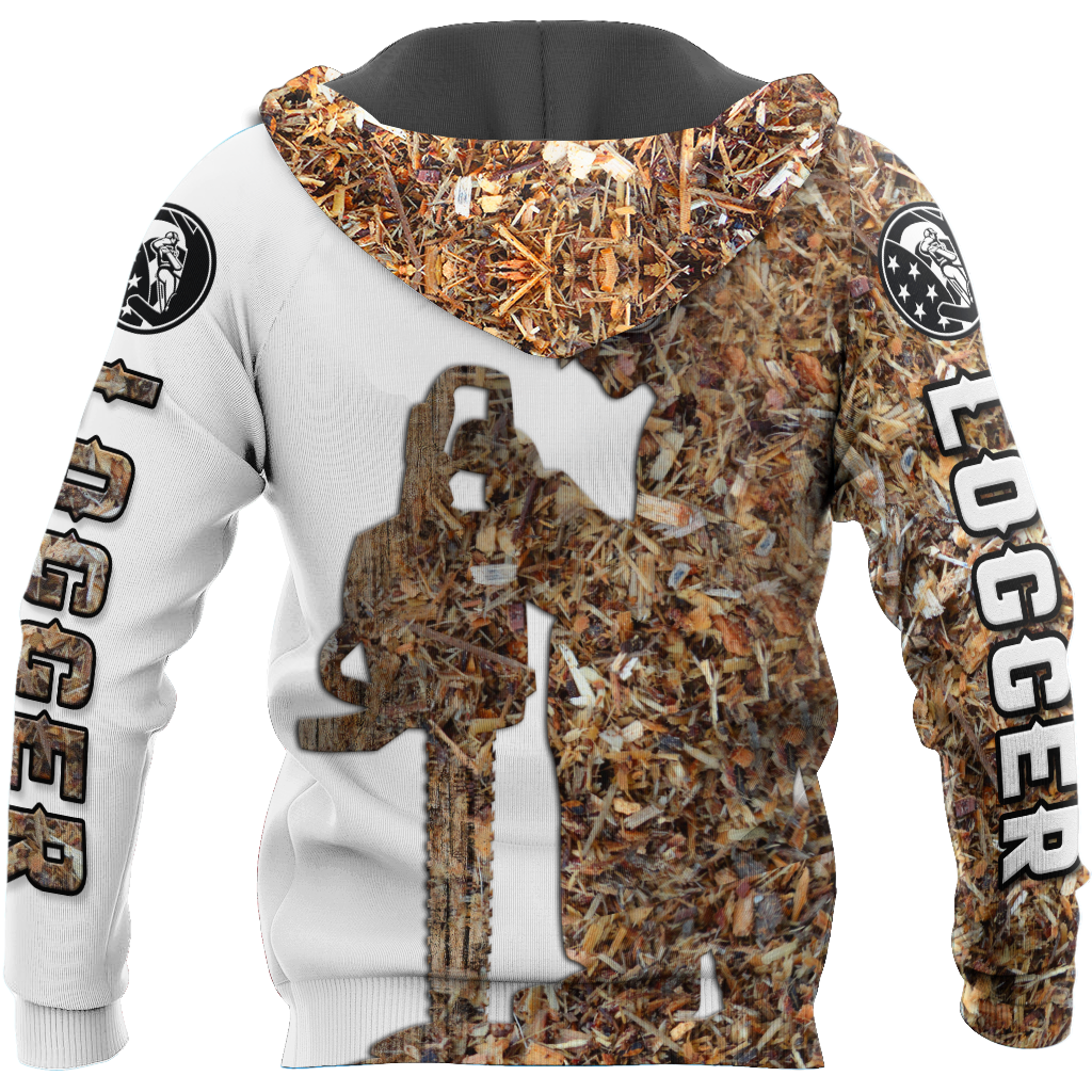 Premium 3D Printed Logger Sawdust Shirts MEI