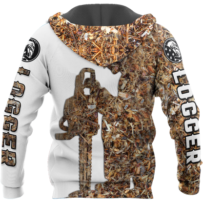 Premium 3D Printed Logger Sawdust Shirts MEI