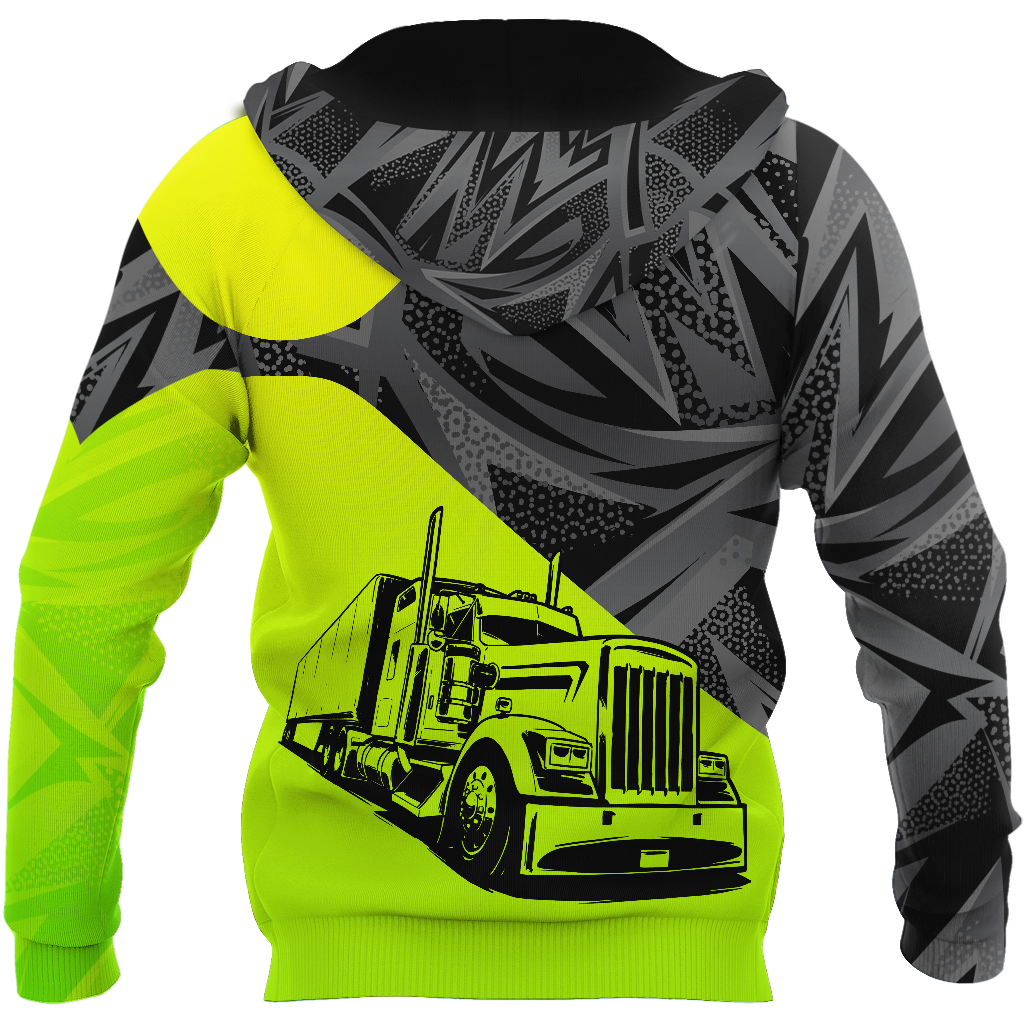 Premium Neon 3D Printed Trucker Shirts MEI