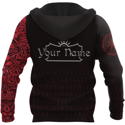 Customize Name Raven Viking Hoodie For Men And Women DQB10062102