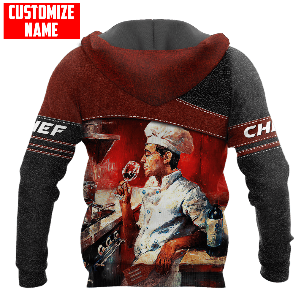 Customized Name Master Chef 3D All Over Printed Unisex Shirts