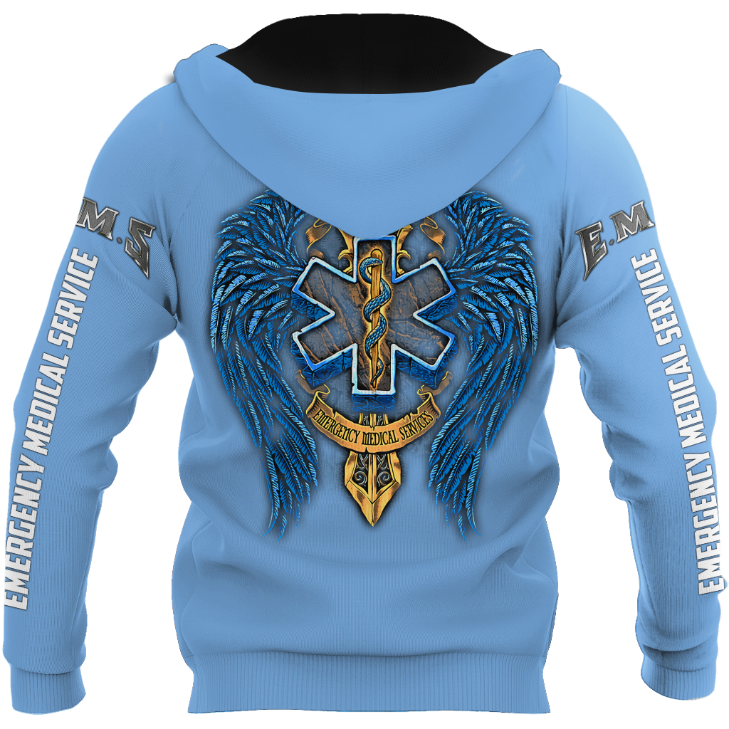 3D All Over Printed EMS Nurse Unisex Shirts Custom Name XT PD04022104