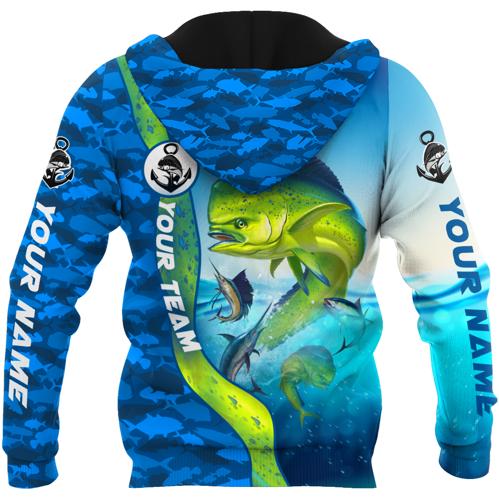 Custom name Mahi mahi fishing Team Billfish 3D Design Printed Shirts