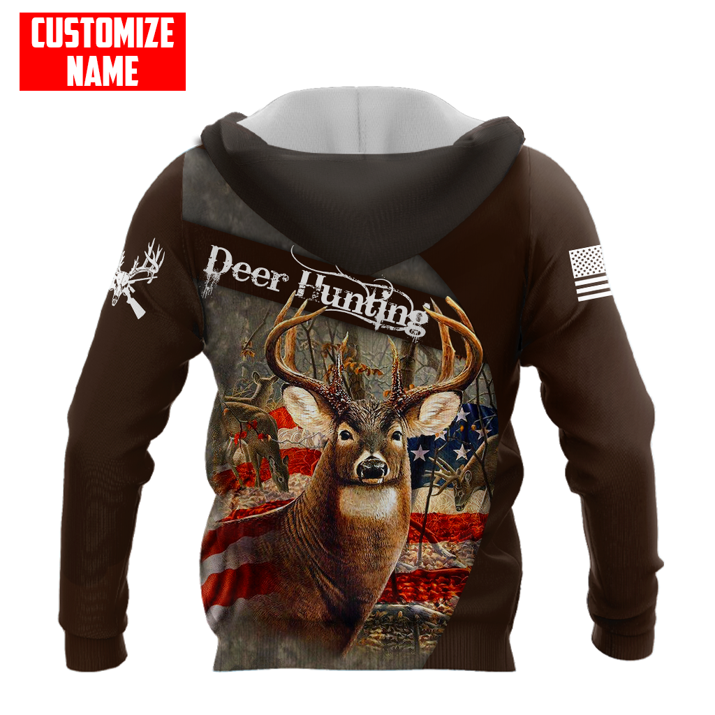 Customized Name Hunting Season 3D All Over Printed Unisex Shirts