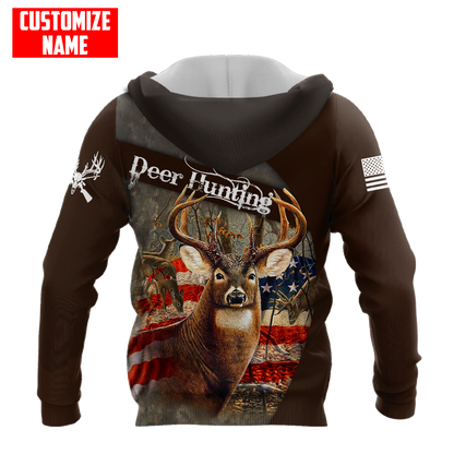 Customized Name Hunting Season 3D All Over Printed Unisex Shirts