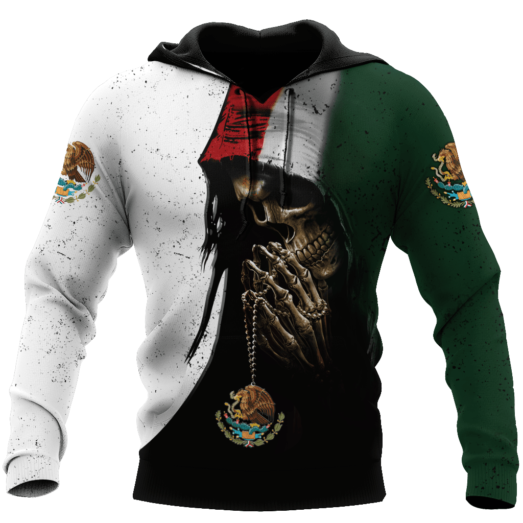 Skull Mexico 3D All Over Printed Unisex Shirts