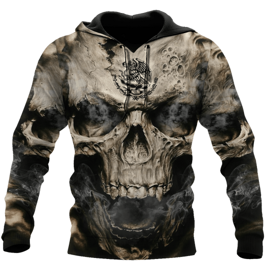 Mexican Skull 3D All Over Printed Unisex Hoodie