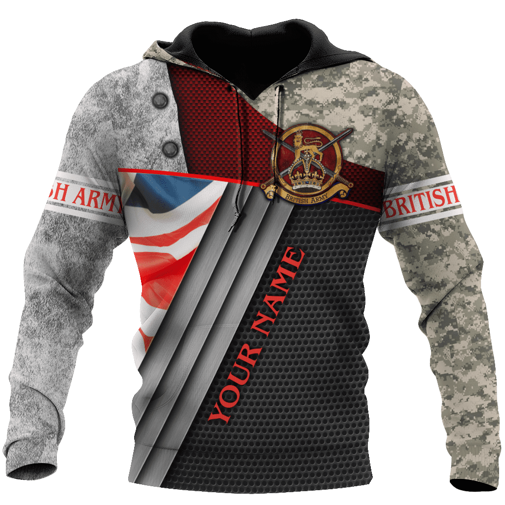 British Army 3D All Over Printed Unisex Shirts
