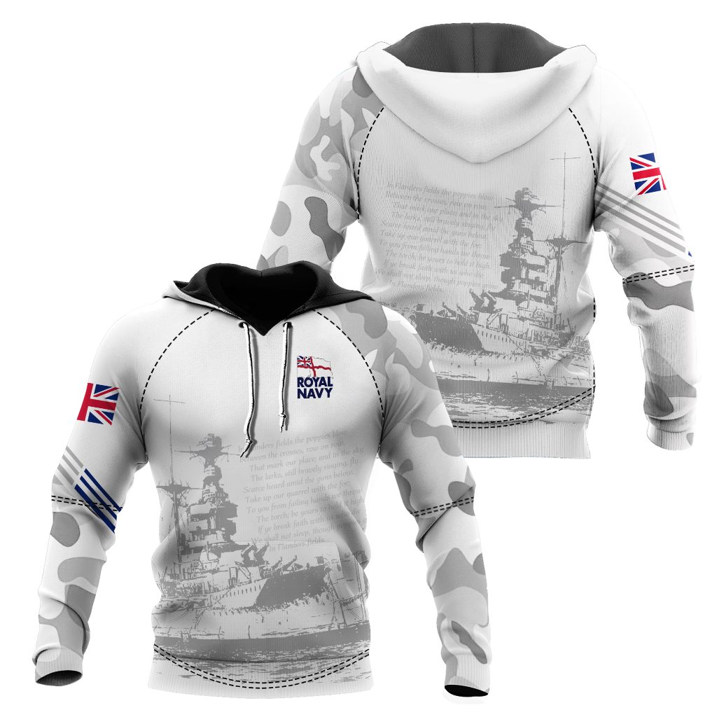 Royal Navy United Kingdom 3D All Over Printed Unisex Shirts