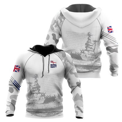 Royal Navy United Kingdom 3D All Over Printed Unisex Shirts