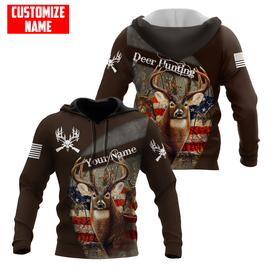 Customized Name Hunting Season 3D All Over Printed Unisex Shirts