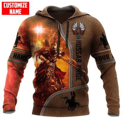 Premium Winged Hussars Pride Custom name 3D Printed Shirts