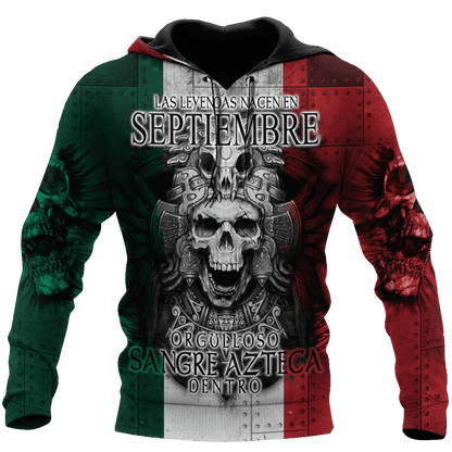 Aztec Mexican 3D All Over Printed Unisex Shirts
