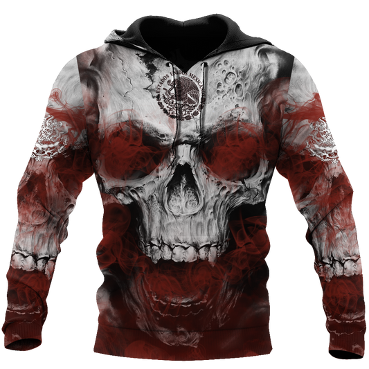 Mexican Skull 3D All Over Printed Unisex Hoodie