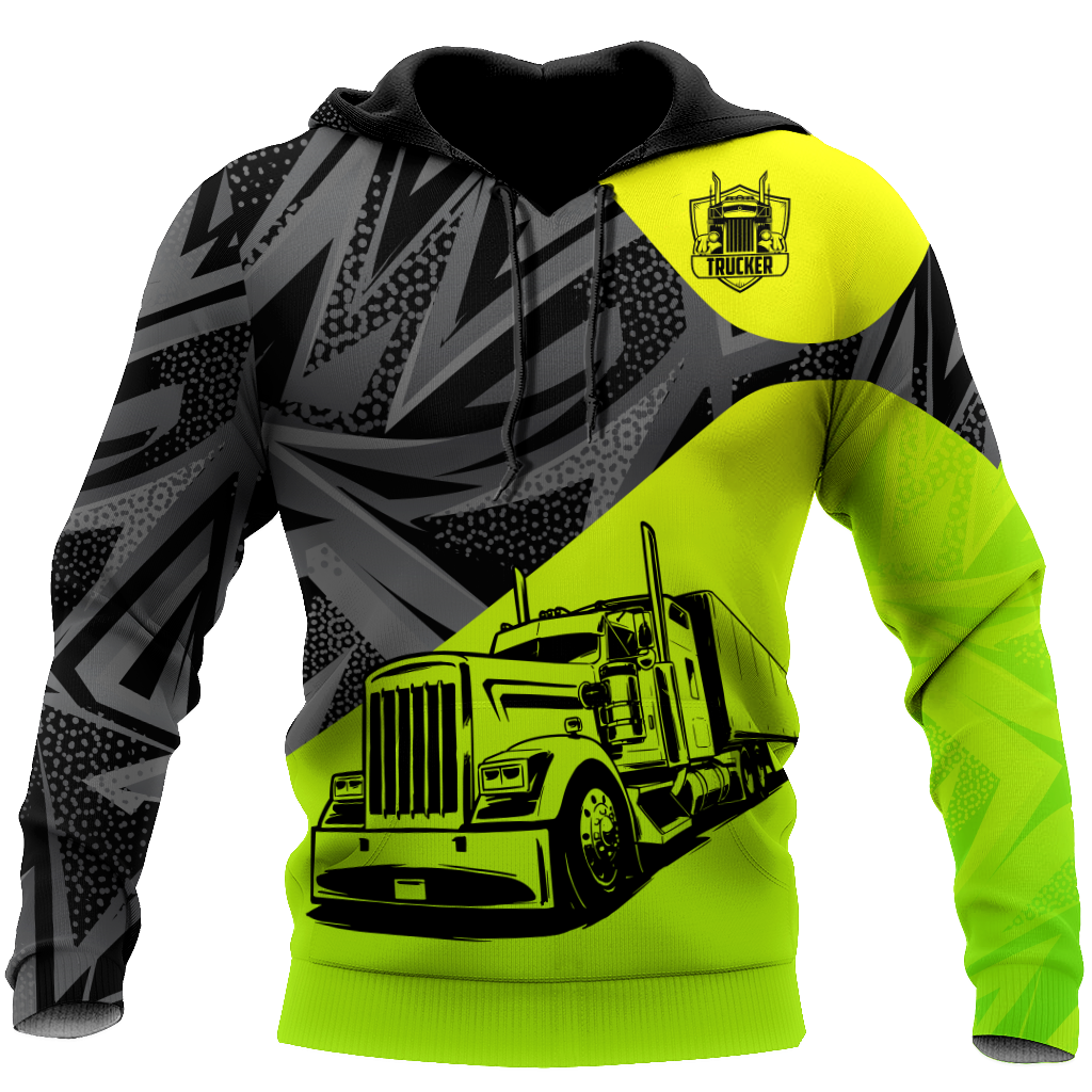 Premium Neon 3D Printed Trucker Shirts MEI