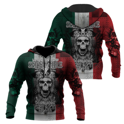 Aztec Mexican 3D All Over Printed Unisex Shirts
