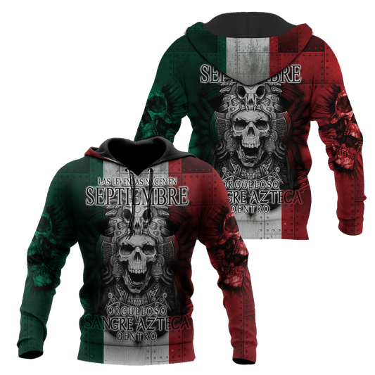 Aztec Mexican 3D All Over Printed Unisex Shirts