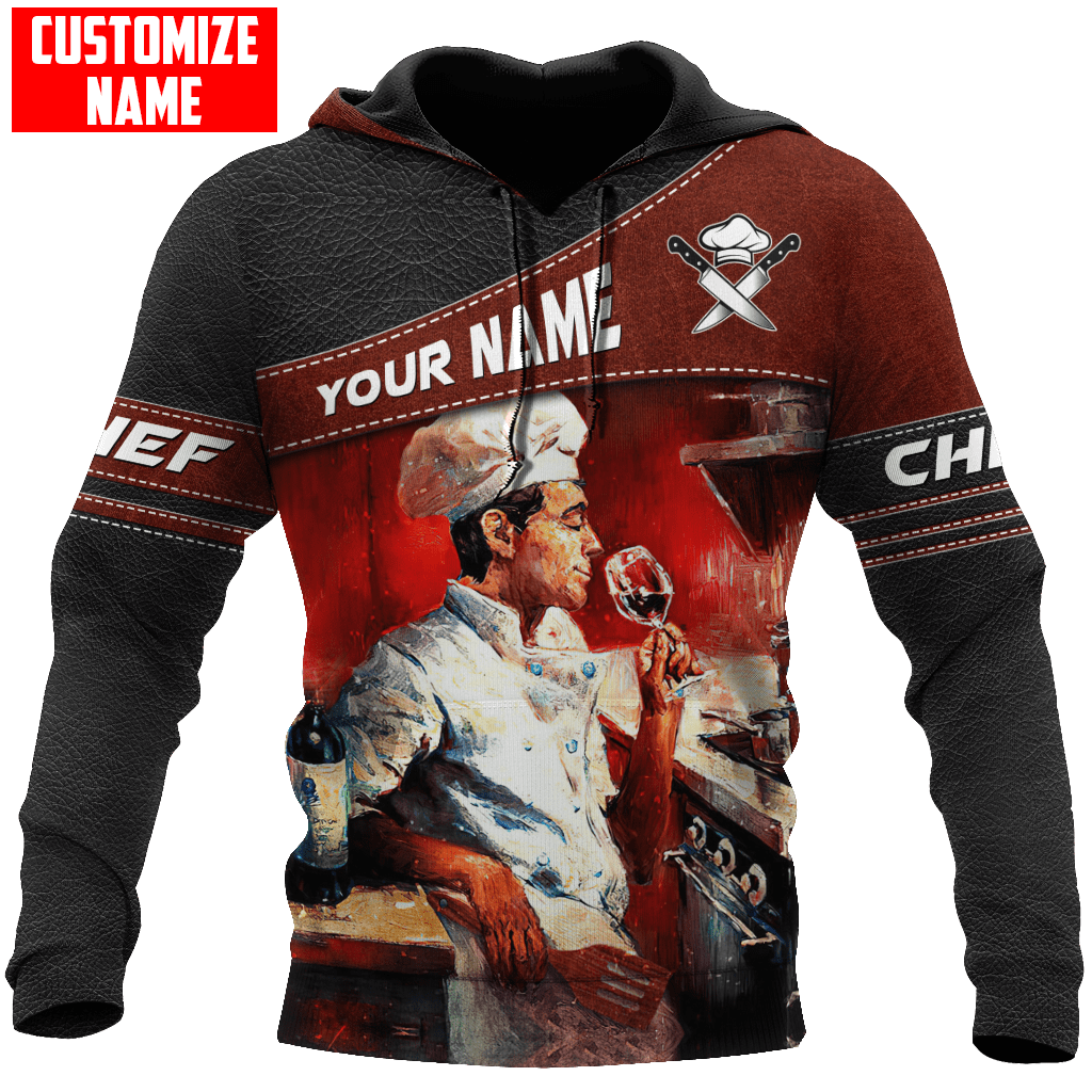 Customized Name Master Chef 3D All Over Printed Unisex Shirts