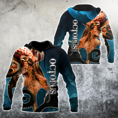 Premium Unisex Hoodie Octopus ML