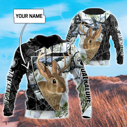 Premium Jackalope Customize 3D All Over Printed Unisex Shirts