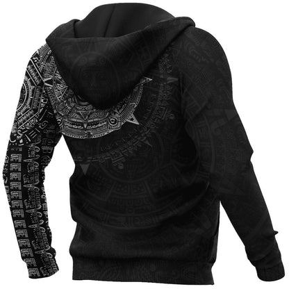 Mexico Aztec Warrior 3D All Over Printed Unisex Hoodie