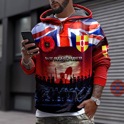 Remembrance Day Lest We Forget 3D All Over Printed Unisex Shirts