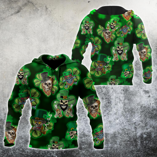 Skull Pattick Hoodie For Men And Women MH02022105