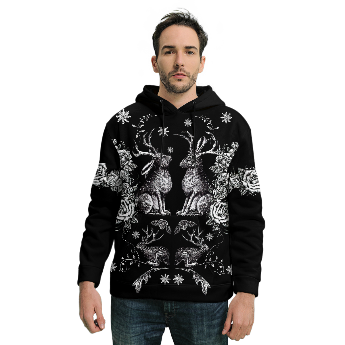 Premium Jackalope 3D All Over Printed Unisex Shirts