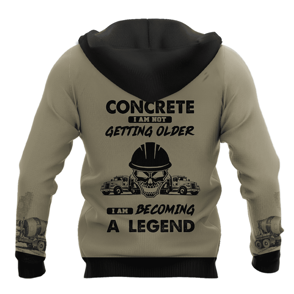 Legend Concrete Finisher 3D printed shirts