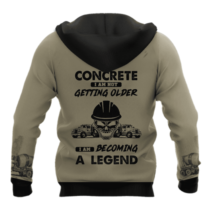 Legend Concrete Finisher 3D printed shirts