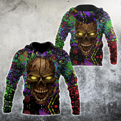 Colorful Skull Hoodie For Men And Women MH25012103