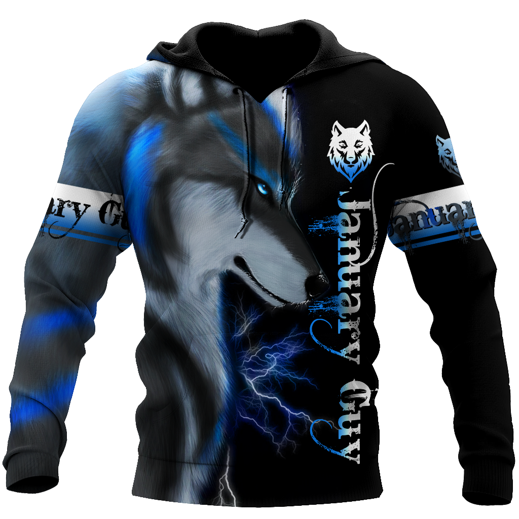 January Guy Wolf 3D Printed Unisex Shirts TN