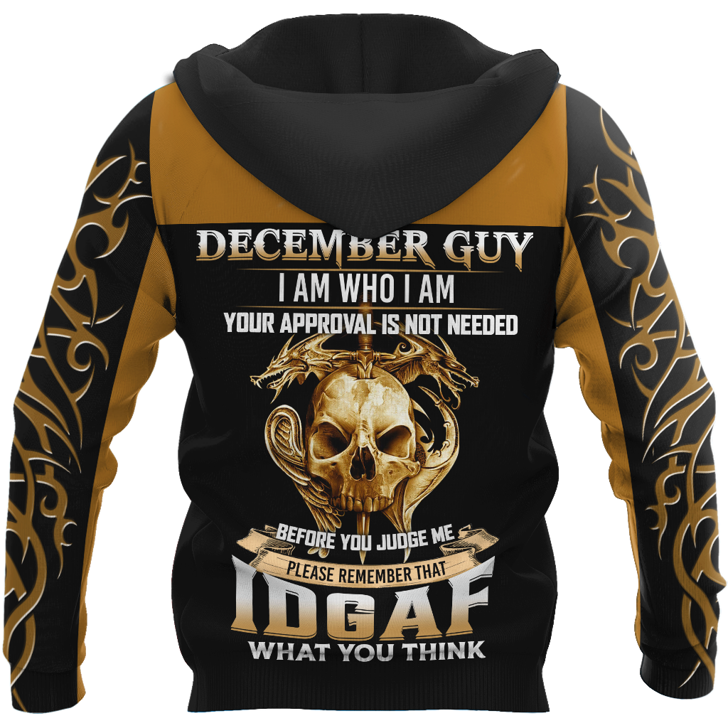 December Guy Skull 3D All Over Printed Shirts For Men and Women
