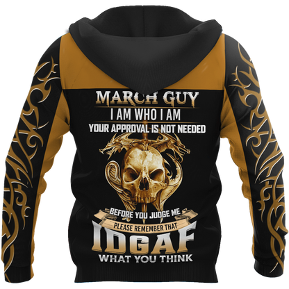 March Guy Skull 3D All Over Printed Shirts For Men and Women MH1012200S3