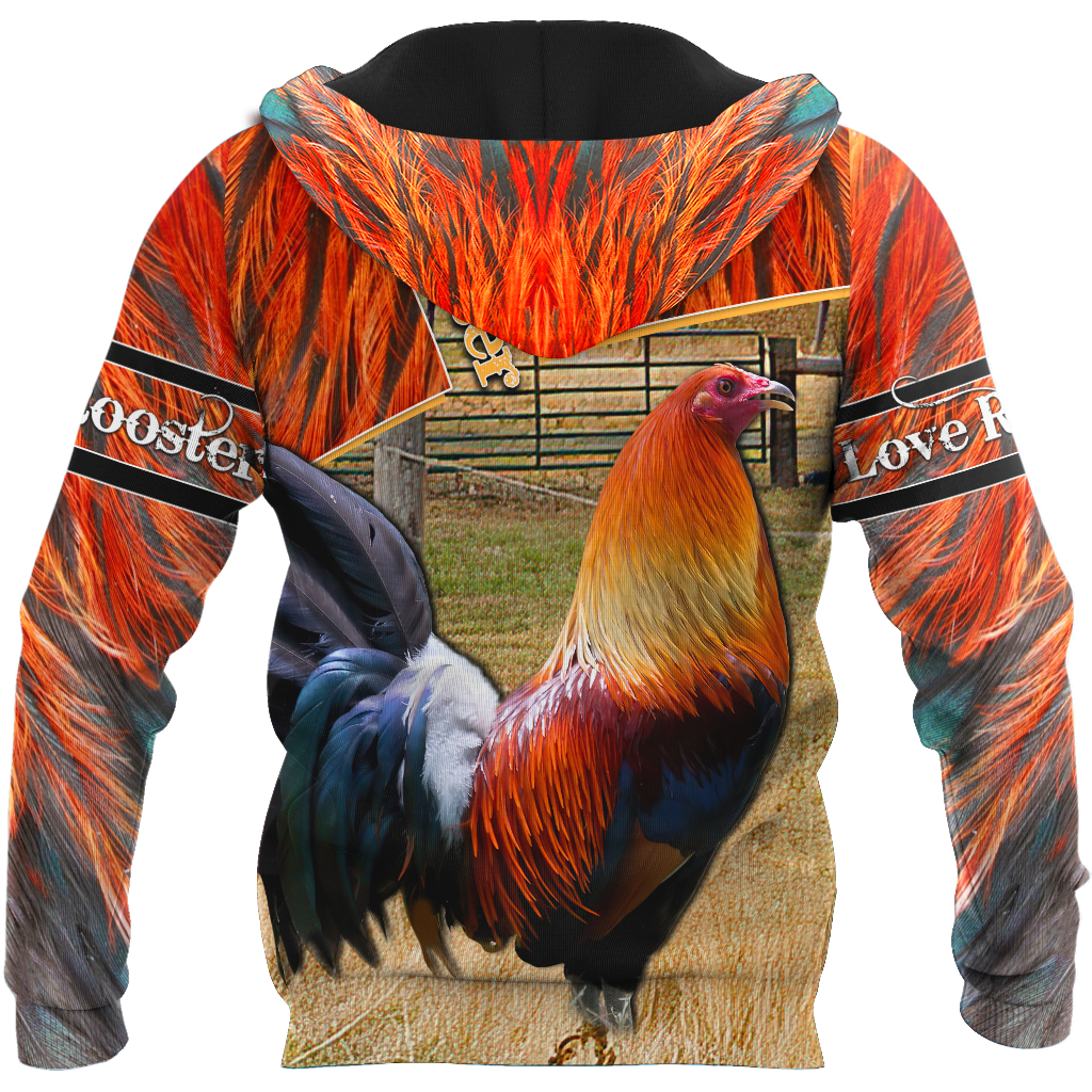 Premium Rooster 3D Printed Unisex Shirts