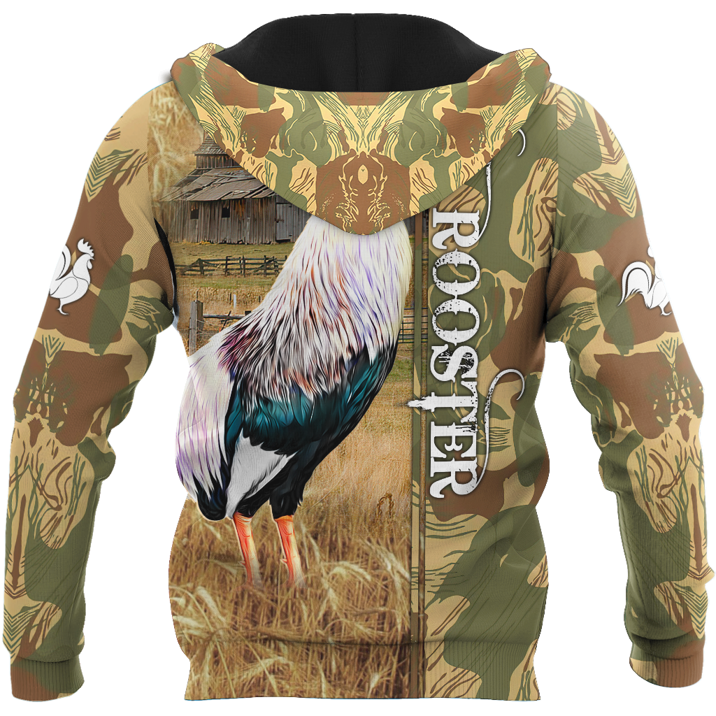 Premium Rooster 3D Printed Unisex Shirts