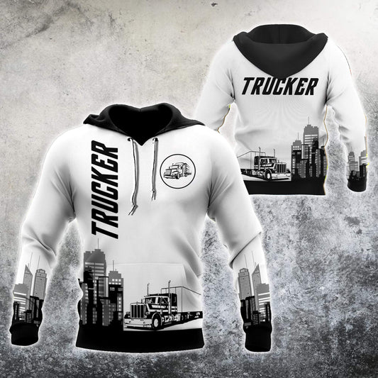 Trucker 3D All Over Printed Shirts For Men and Women