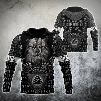 Lion Viking 3D All Over Printed Unisex Shirt