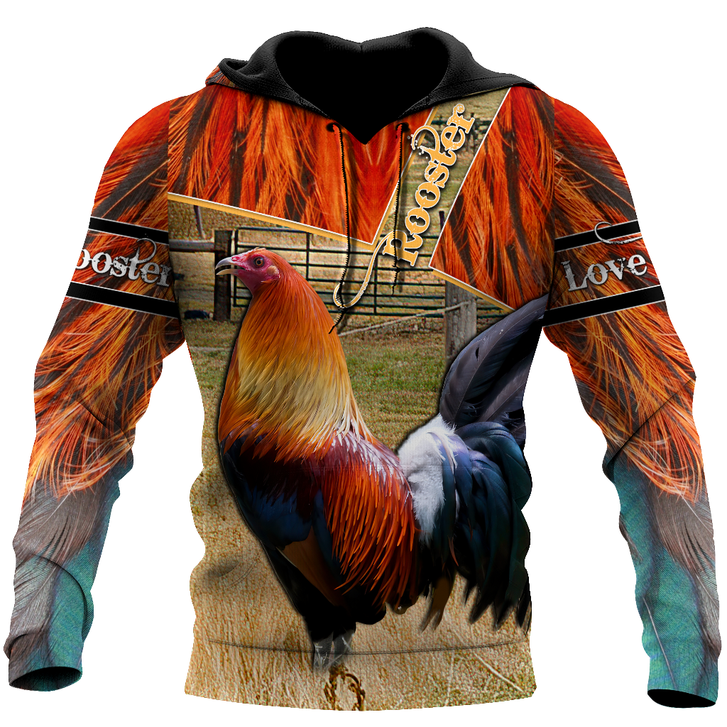 Premium Rooster 3D Printed Unisex Shirts