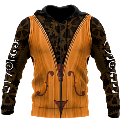 Violin 3D All Over Printed Shirts For Men And Women MH07122001JJCL