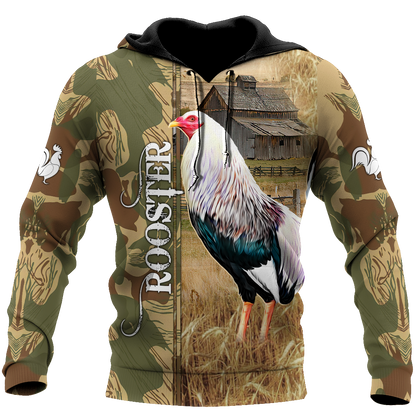 Premium Rooster 3D Printed Unisex Shirts