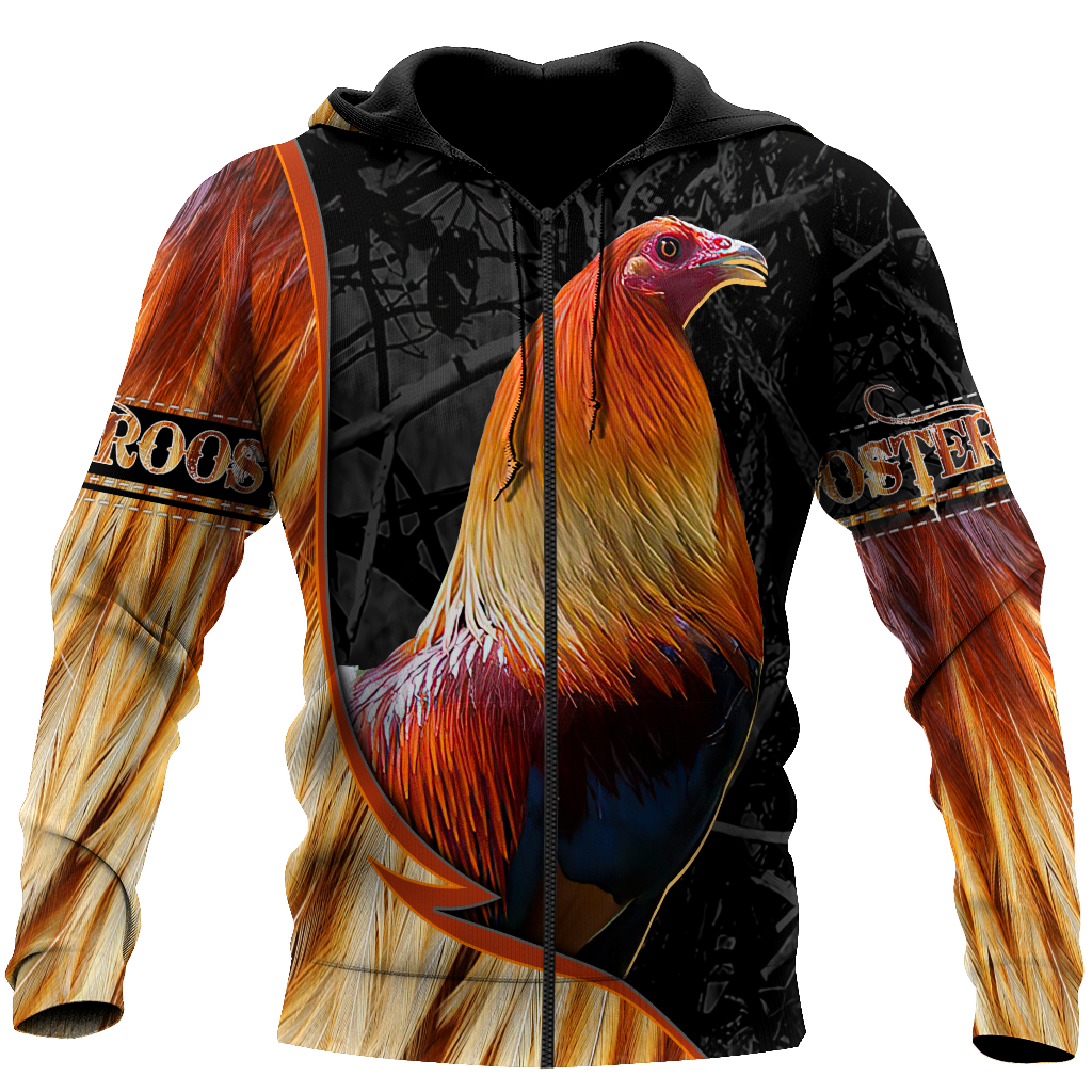 Premium Rooster 3D All Over Printed Unisex Shirts