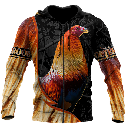 Premium Rooster 3D All Over Printed Unisex Shirts