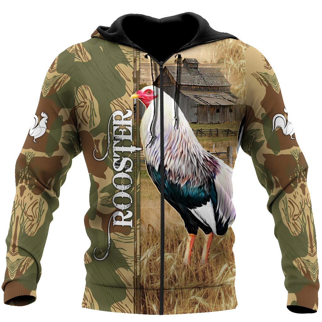 Premium Rooster 3D Printed Unisex Shirts