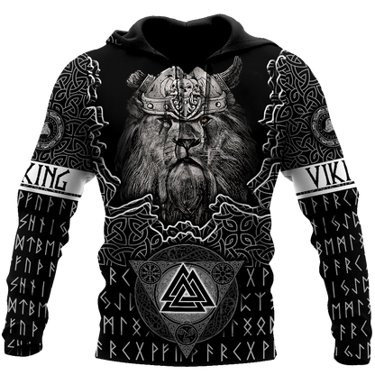 Lion Viking 3D All Over Printed Unisex Shirt