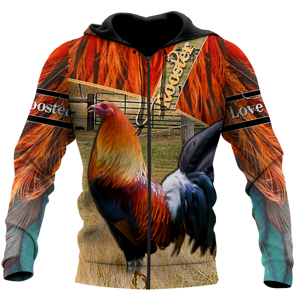 Premium Rooster 3D Printed Unisex Shirts