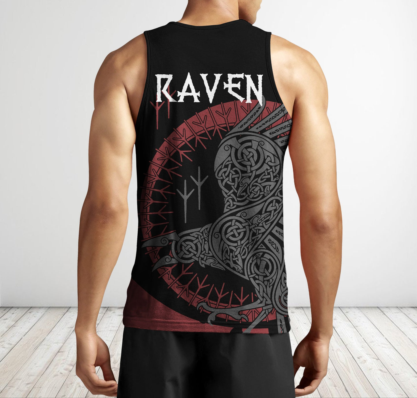 Viking Raven Pullover-ALL OVER PRINT HOODIES-HP Arts-Hoodie-S-Vibe Cosy™