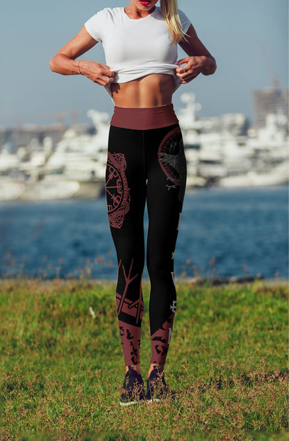 Viking Raven Pullover-ALL OVER PRINT HOODIES-HP Arts-Hoodie-S-Vibe Cosy™