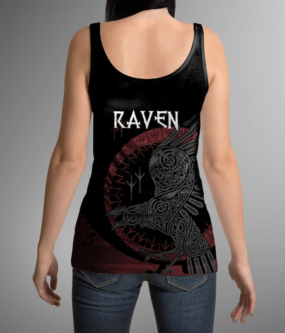 Viking Raven Pullover-ALL OVER PRINT HOODIES-HP Arts-Hoodie-S-Vibe Cosy™