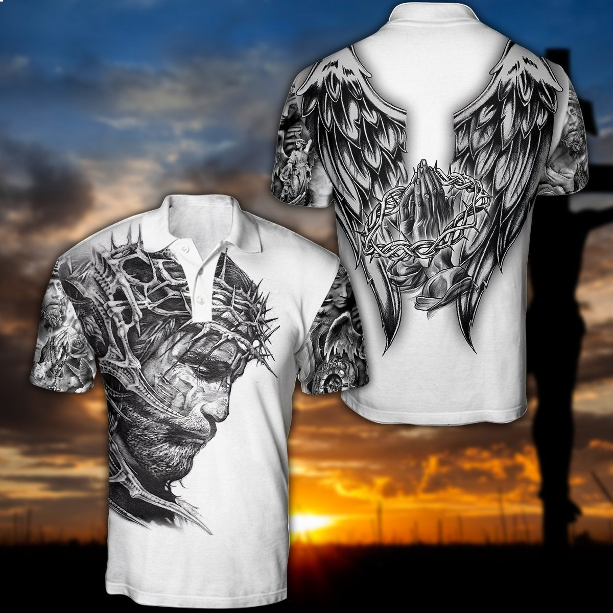 Premium Jesus 3D All Over Printed Unisex Shirts - Amaze Style™-Apparel